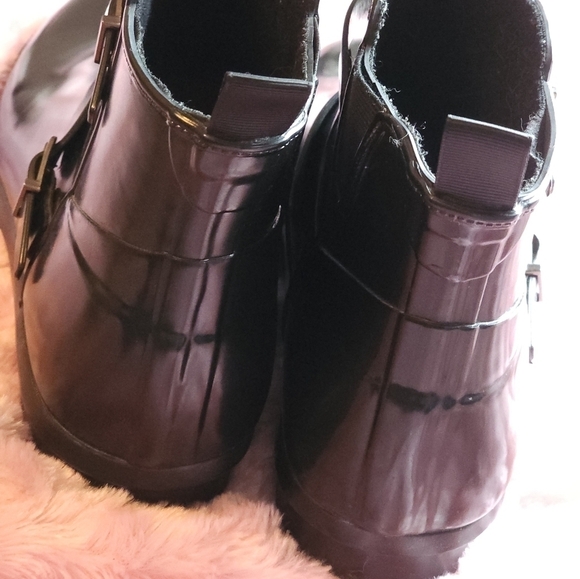 Cougar Women's Black Royale Hand Made Ankle-High Rain Boots Size 10 - Picture 10 of 12